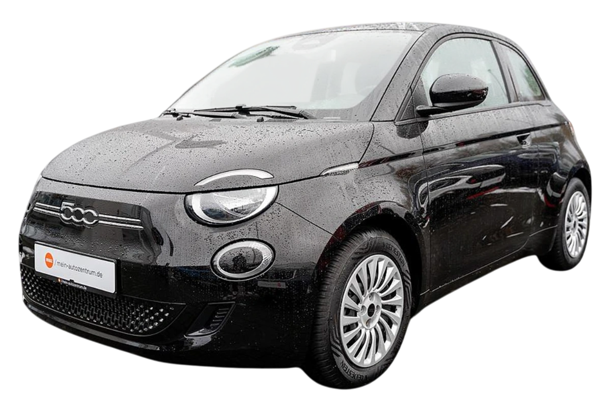 FIAT 500e von der Seite