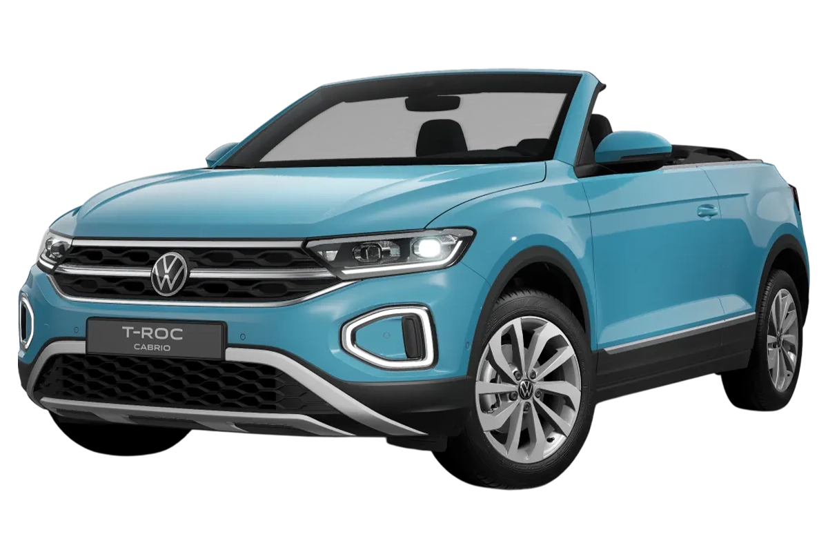 VW T-Roc Cabriolet von der Seite