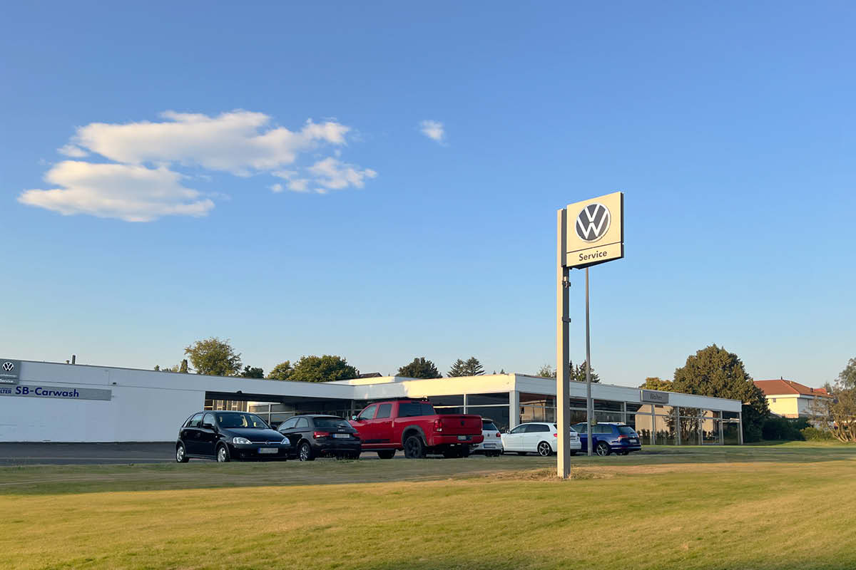 Außenbereich Autohaus Wolter in Bad Bevensen