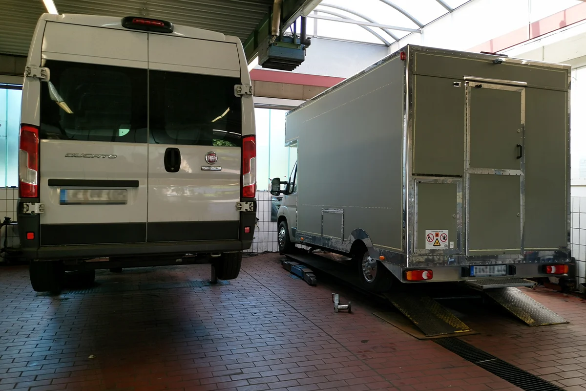 FIAT Ducato in der Werkstatt